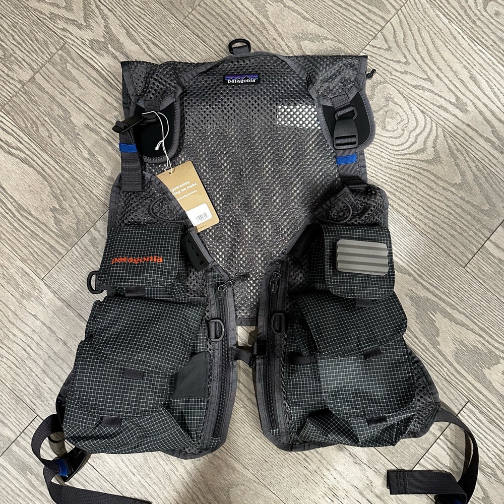 Patagonia Convertible Fly Fishing Vest Forge Grey BNWT